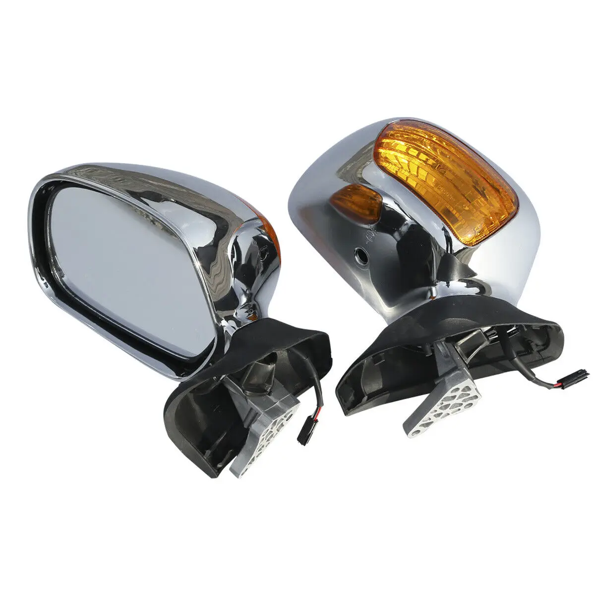 Motorcycle Rearview Side Mirror W/ Turn Signal For Honda Goldwing 1800 GL1800 2001-2017 2016 15 14 13 12 11 2010