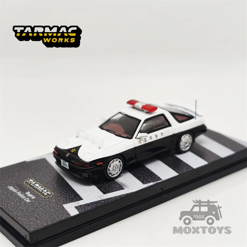 

Tarmac Works 1:64 Supra Japan Police Car Diecast Model Car