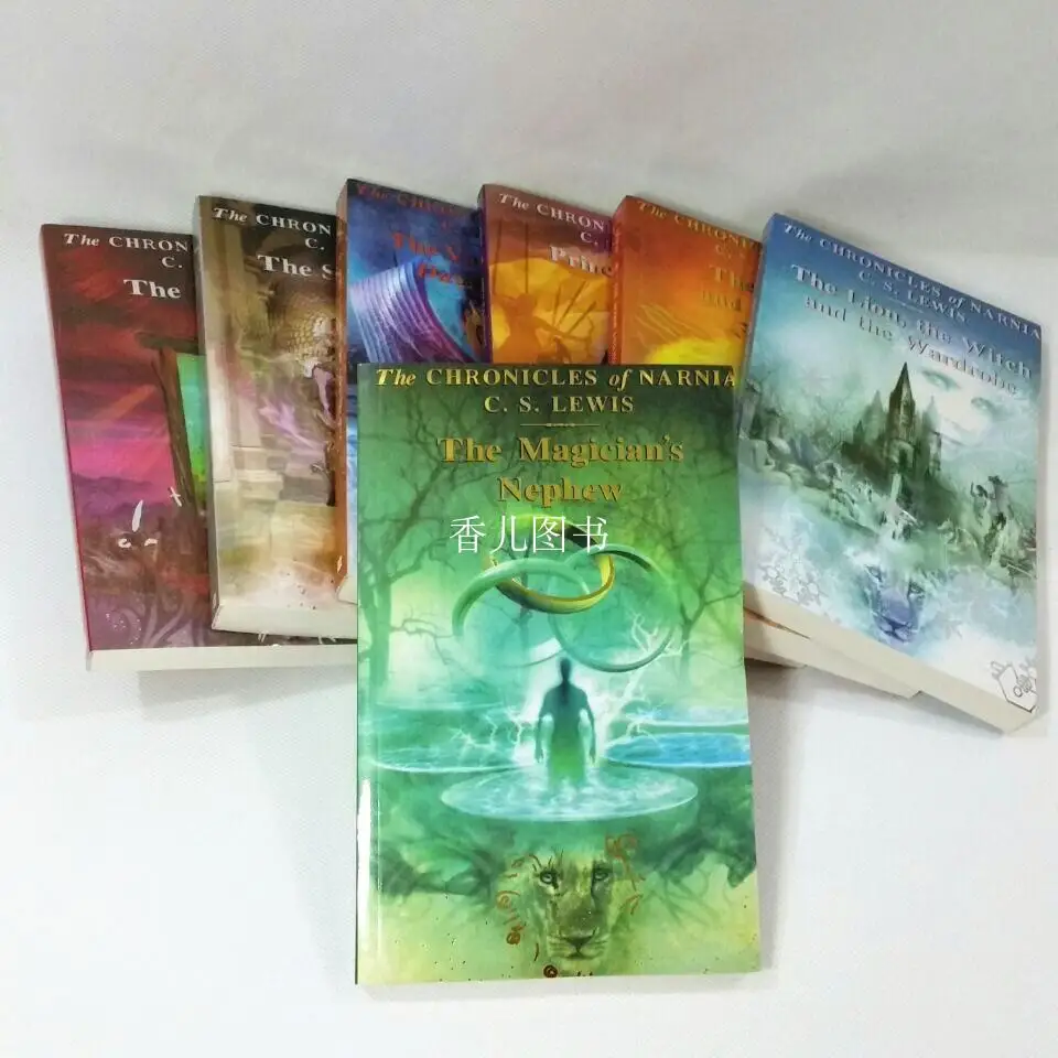 7Pcs Chroniken von Narnia Box Set Englisch literatur bücher