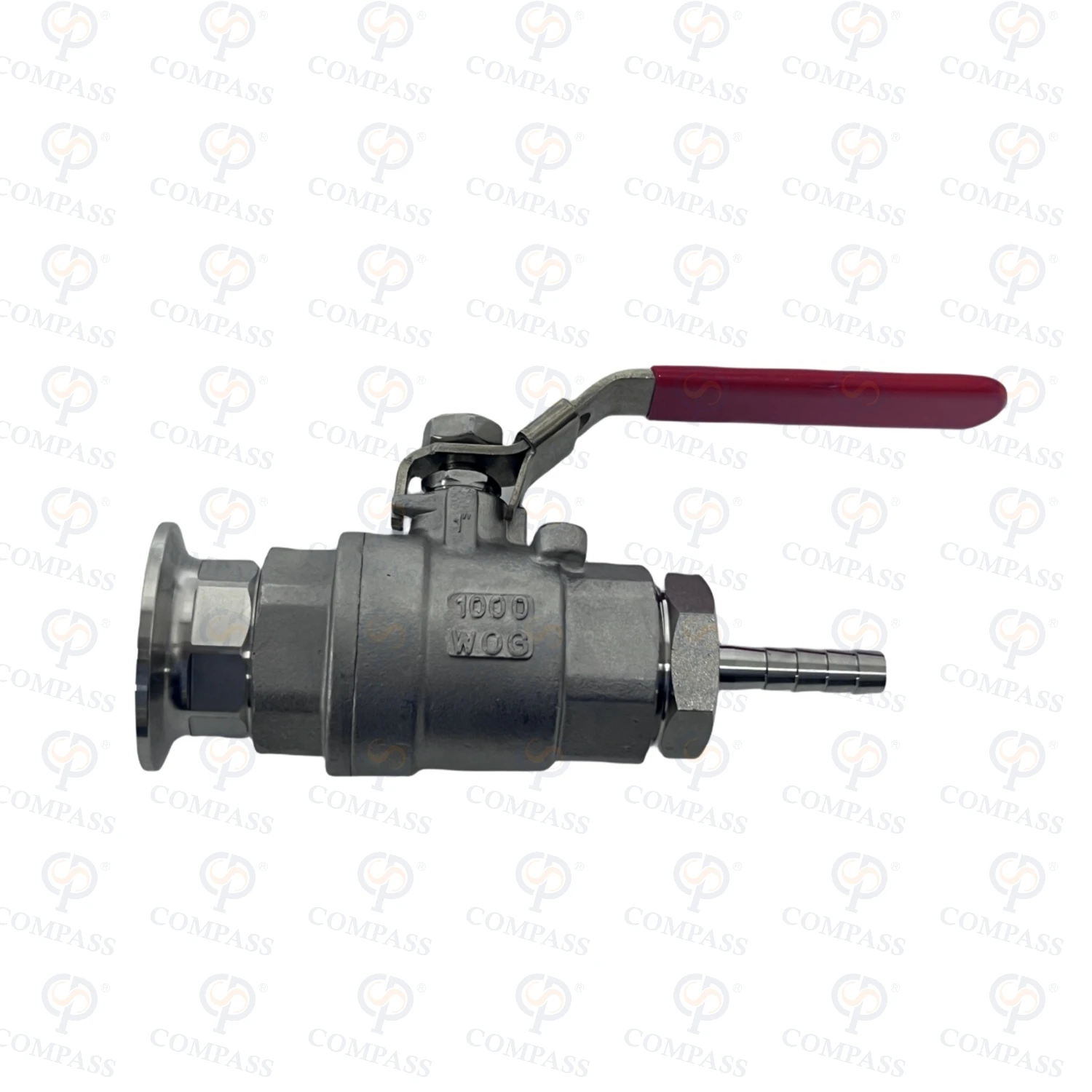 

4 Inch Industrial Ball Valve with RPTFE Gasket Full Bore Stainless Steel Ends Thread Connection Ball Valve for Water Media