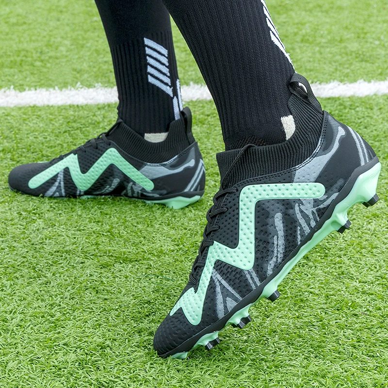 

Классические брендовые уличные футбольные бутсы высшего качества, уличные футбольные бутсы с длинными шипами, удобные противоскользящие футбольные тренировочные кроссовки