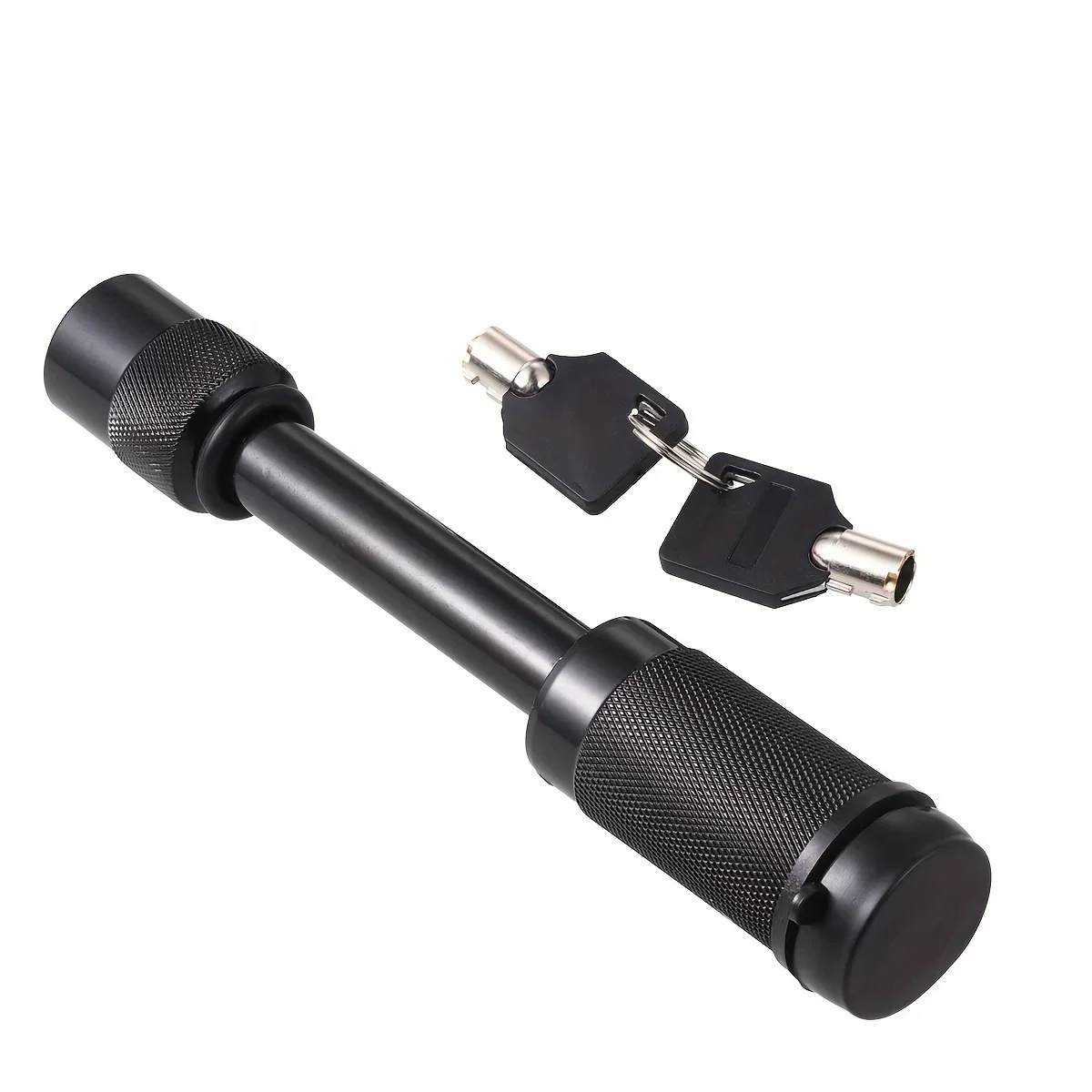 

Coated Dual Receiver Anti-theft Locking Hitch Pin with Key and Latch Lock - 1pc Prevents Theft and Secures Your Trailer