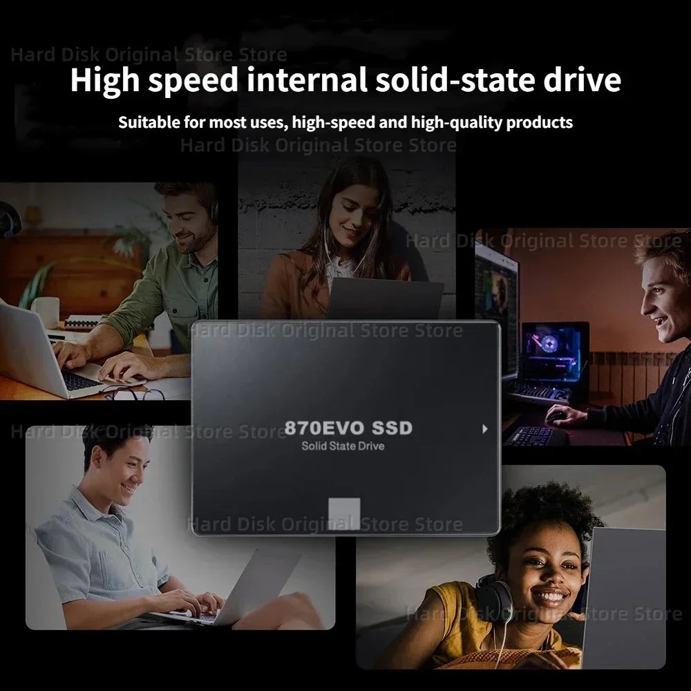 2024 nuevo SSD 870 EVO 8TB 4TB 2TB 1TB unidades internas de estado sólido disco duro SATA 3,0 MLC 2,5 pulgadas para ordenador portátil PC de