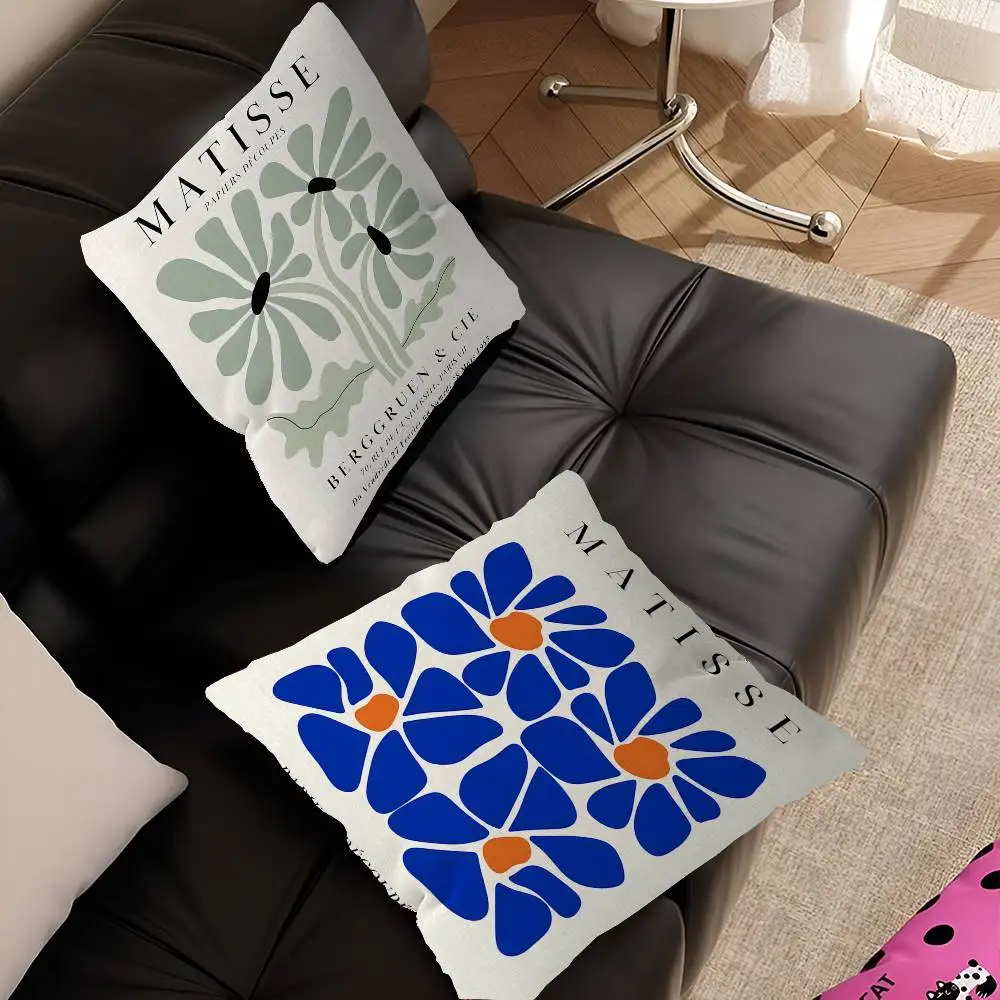 H-Henri M-Matisse Pillow Gift Home Office Decoration Bedroom Sofa Car Cushion Cover case 45x45
