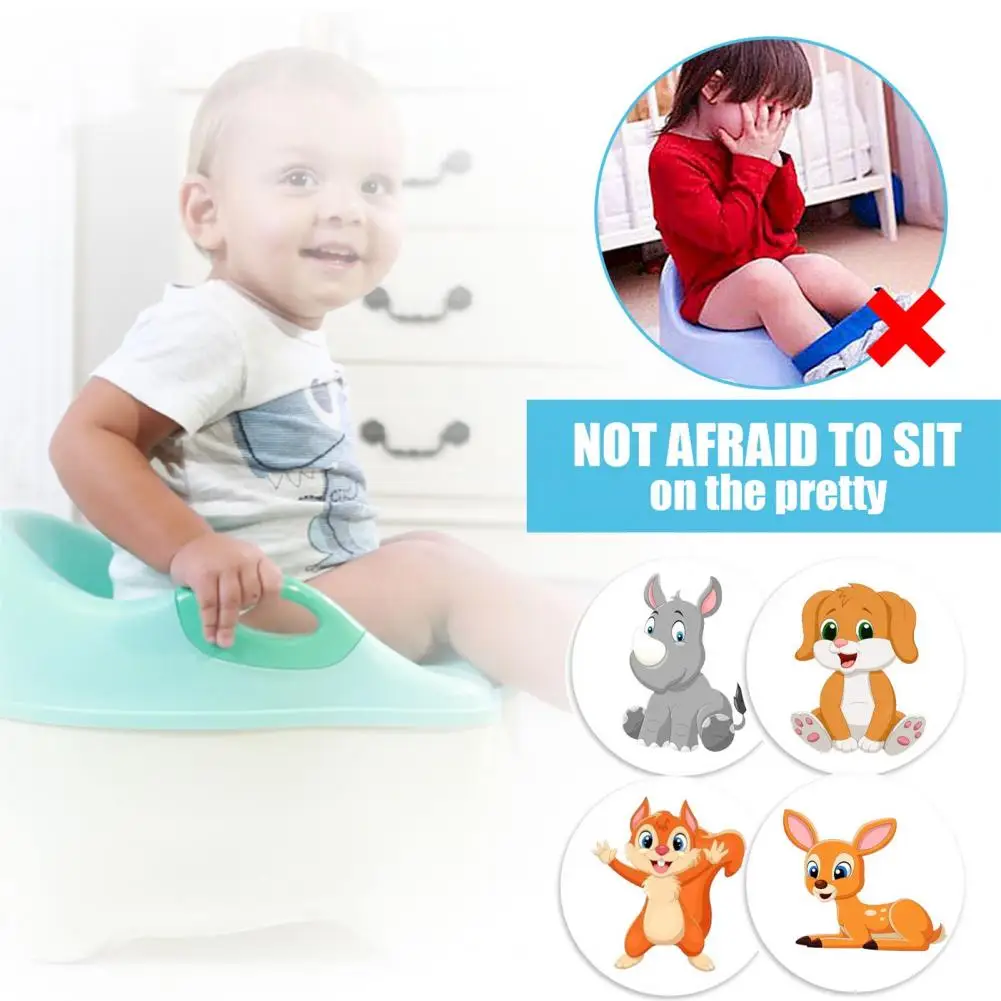 1 Pack Zindelijkheidstraining Sticker Sterke Kleverigheid Positieve Versterking Cartoon Dier Peuter Potty Beloning Sticker