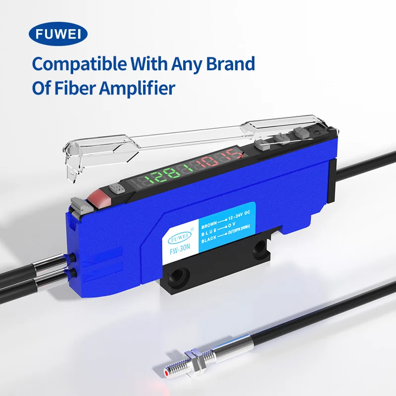 FUWEI FWGR-310H Induction reflection amplifier sensor  200 degree fiber optic sensor probe