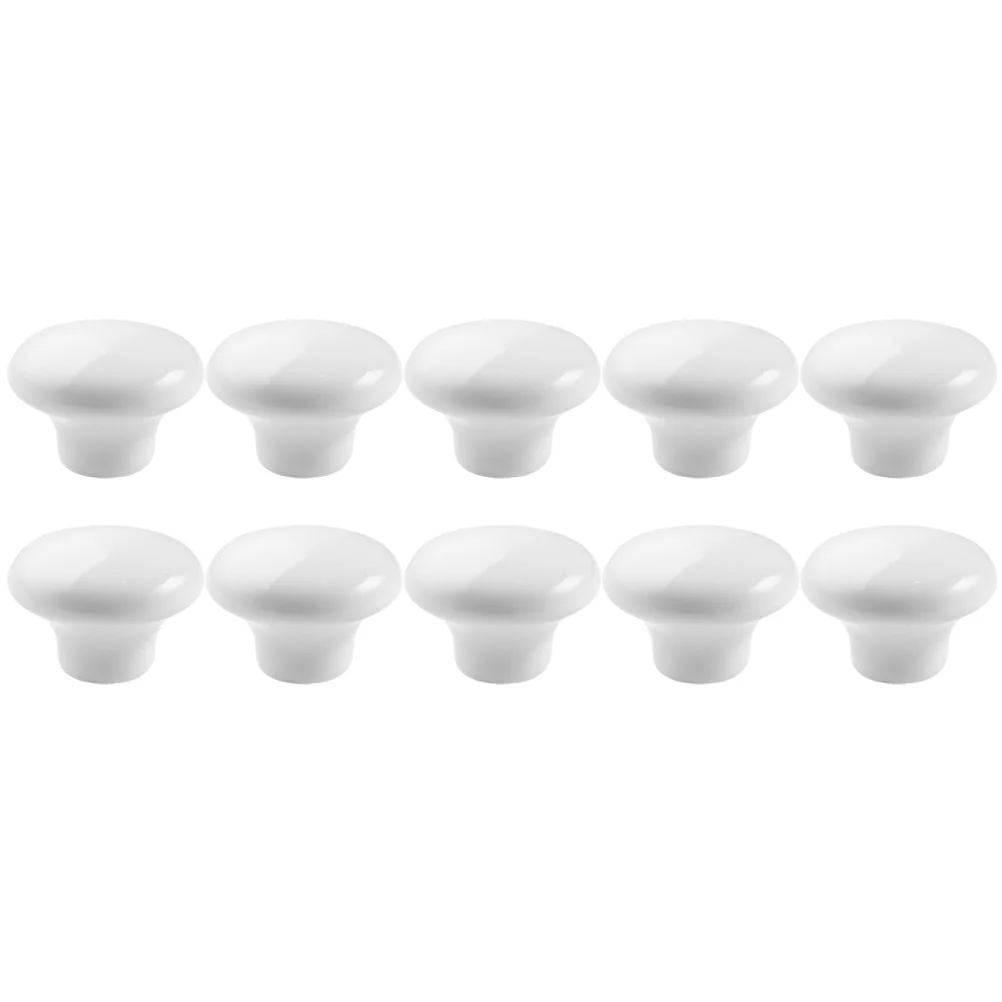 10Pcs Single Hole Ceramic Knobs Stylish Cupboard Door Handles for Furniture Drawers Wardrobes Drawer Knob Cabinet Knob