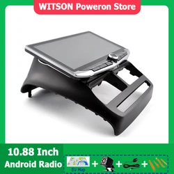 WITSON Android 13 Stereo Car Radio with Button Auto Media 10.88'' GPS Carplay For Fiat Doblo 2010-2015 Opel Combo 2011-2018