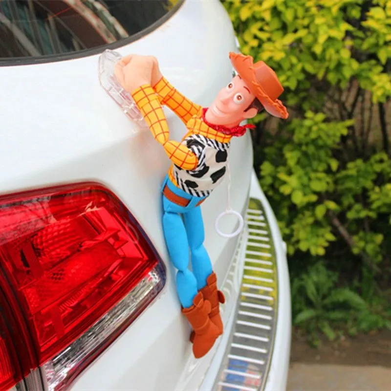 Cartoon Disney Toy Story Buzz Lightyear Woody Jessie Dach Mode Dekoration Puppe Schwanz süße kreative lustige Puppe Urlaub Geschenke