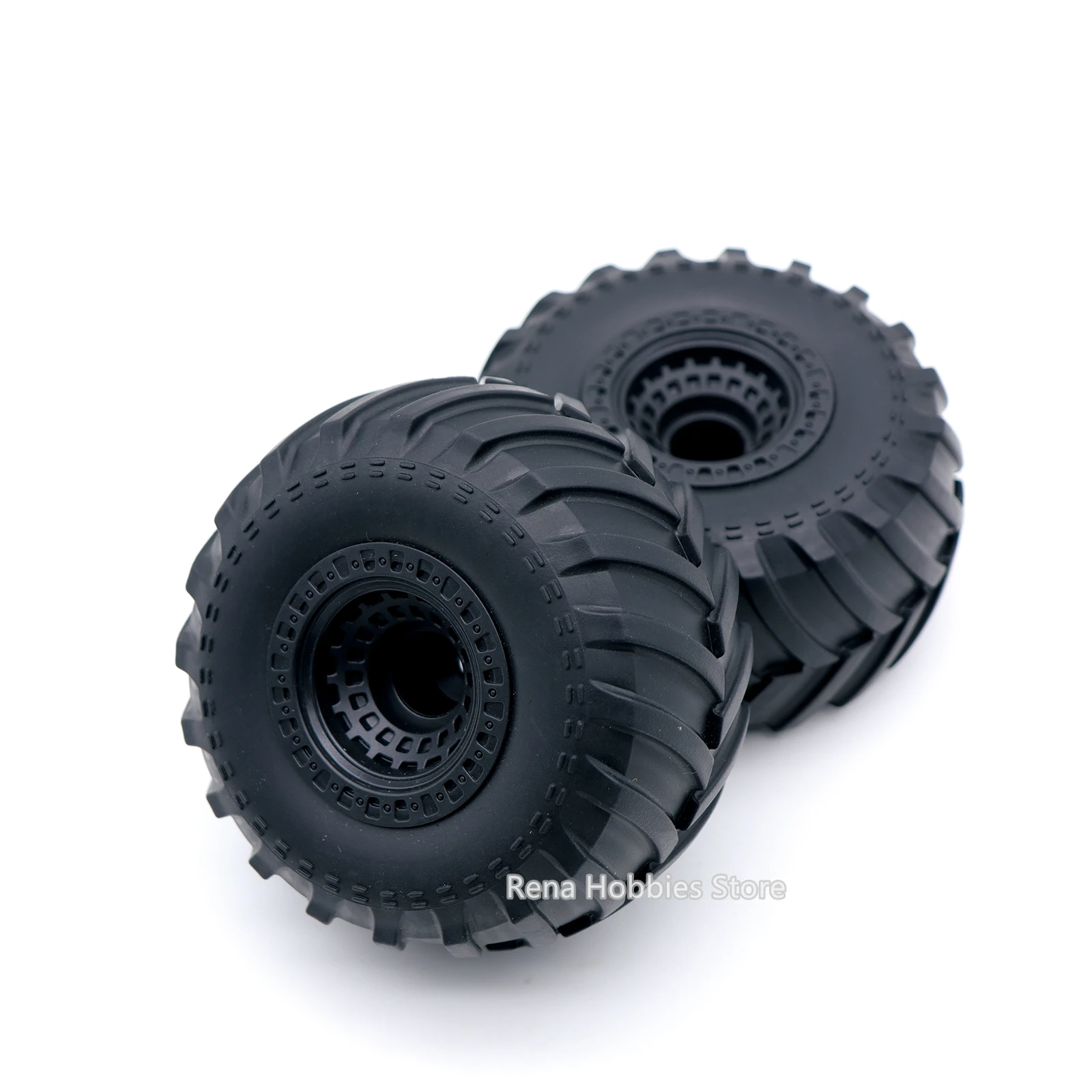 4PCS RC Car Rubber Wheels 12mm Hex Hub Replacement Tires for WLTOYS 144001 MJX Hyper Go 14210 HOSPEED HS14411 Off-Road Parts