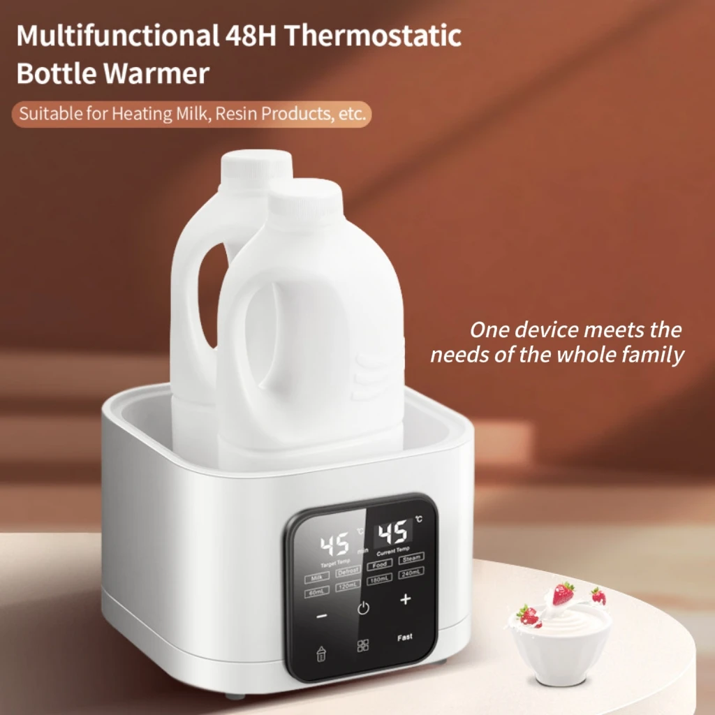 4-Bottle Multifuntion Breast Milk Warmer Newborn Baby Universal Bottle Warmer Sterilizer Accurate Temperature Control