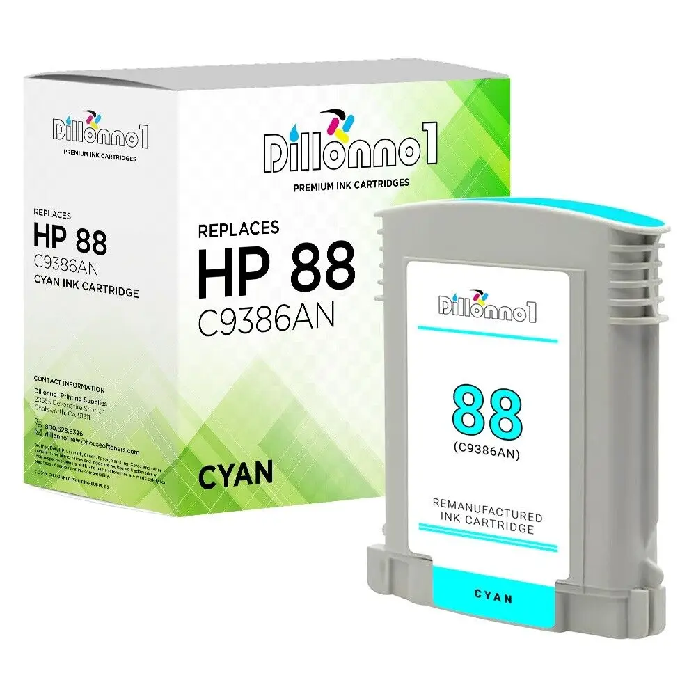 Voor Hp 88XL Voor HP88XL Voor Hp C9391AN 88XL Cyaan Inktcartridge