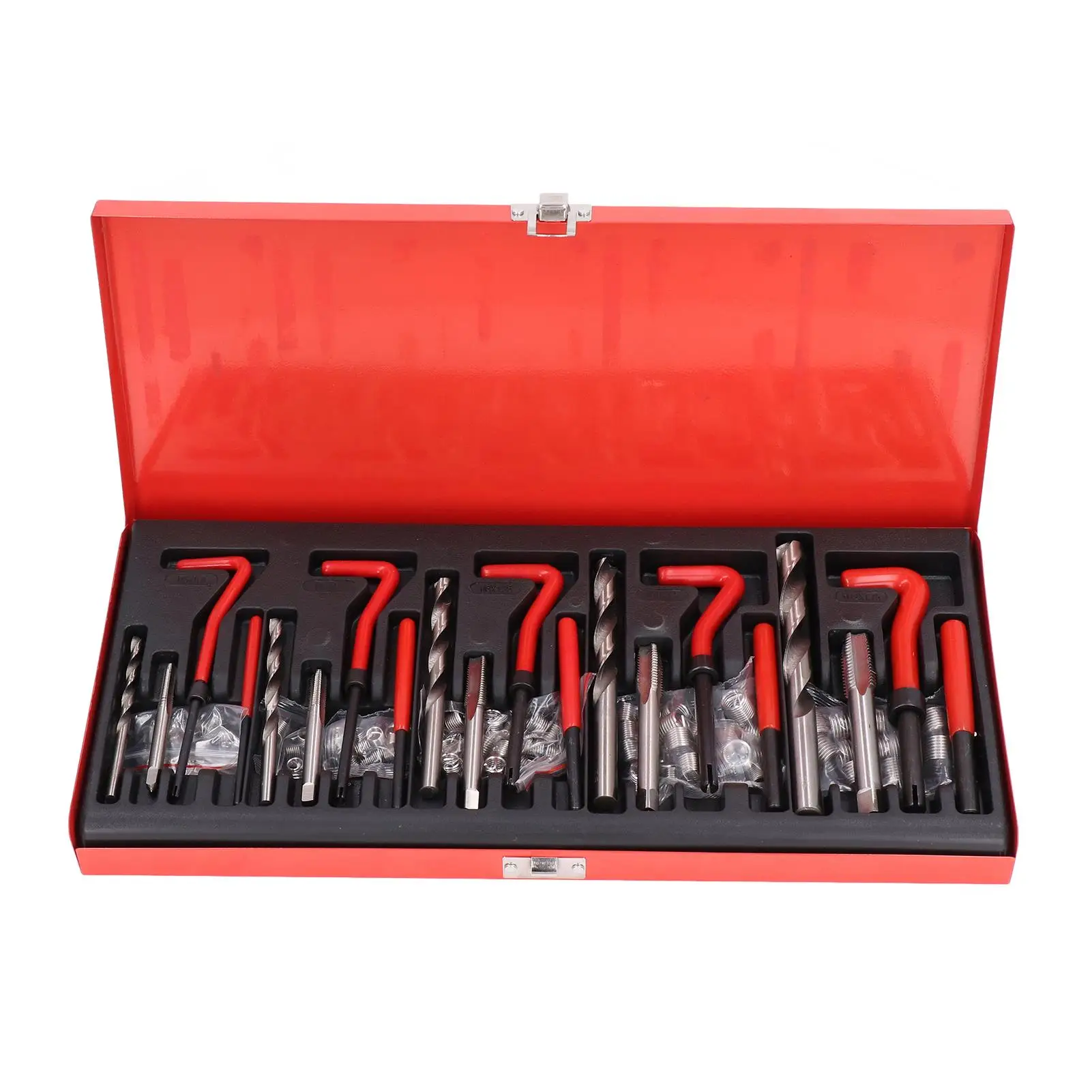 

Multifunctional Thread Repair Tool Kit HSS Drill Tap Set for m5 M6 M8 M10 M12 Wire Threaded Inserts