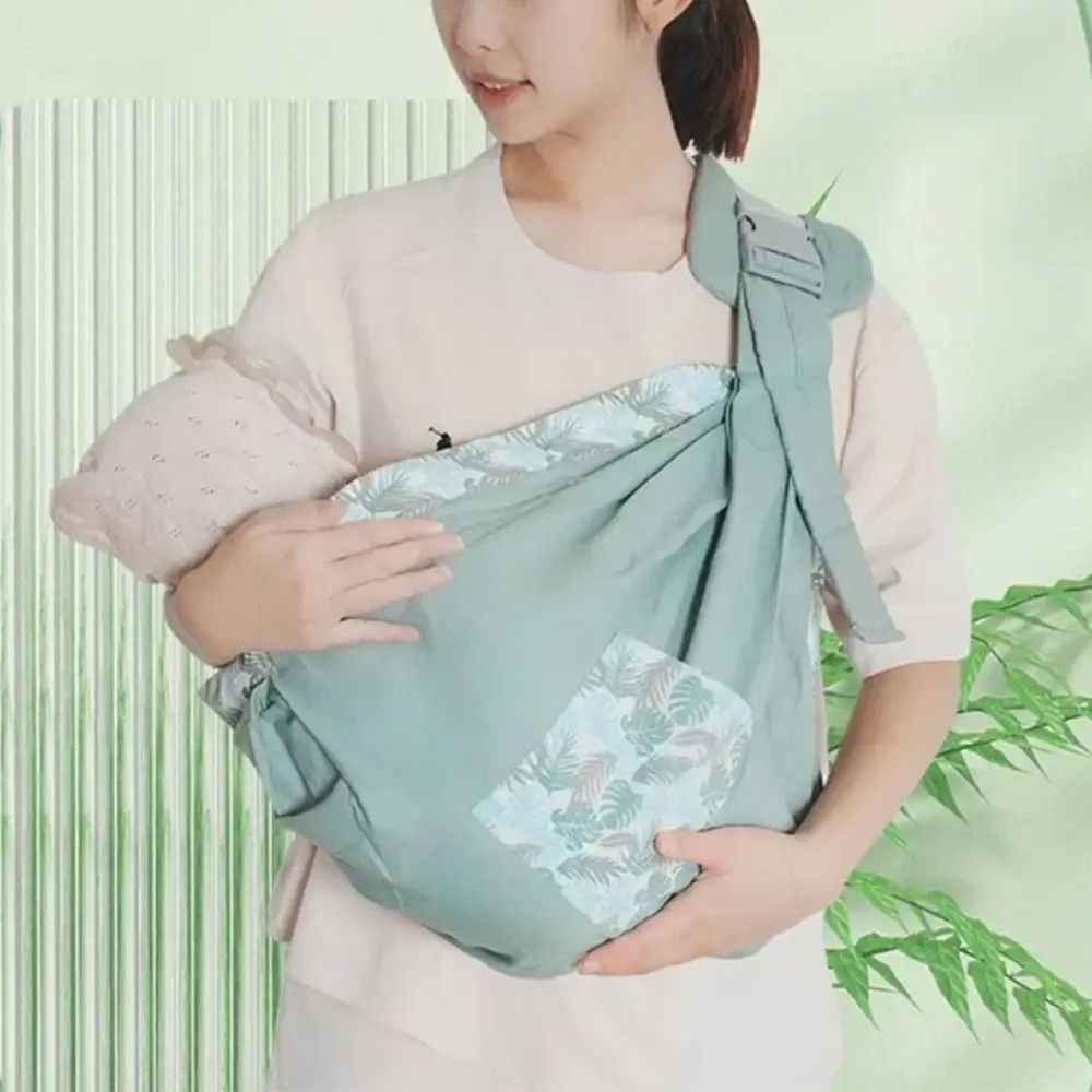 Dual Use Baby Carrier Wrap Lightweight Adjustable Shoulder Newborn Sling Breathable Labor-Saving Breastfeeding Carriers