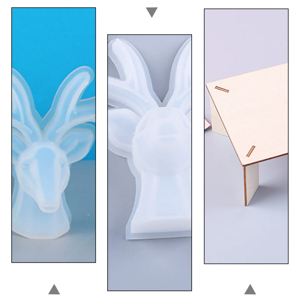 

1 Set Antler Shape Silicone Mold 3D Deer Resin Casting Mould For Diy Epoxy Jewelry Organizer Craft Decoration Display Stand