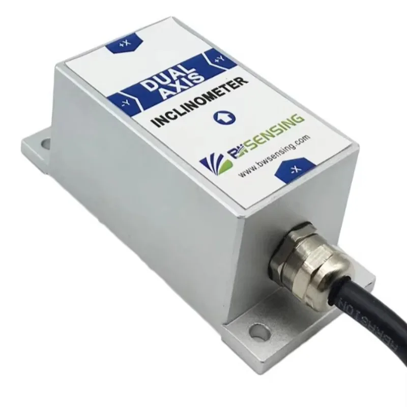 MAF BWSENSING BWS5000 Dual Axis Inclinometer 0.001 Deg Accuracy Tilt Angle Sensor with Digital Output RS232 485 TTL Optional