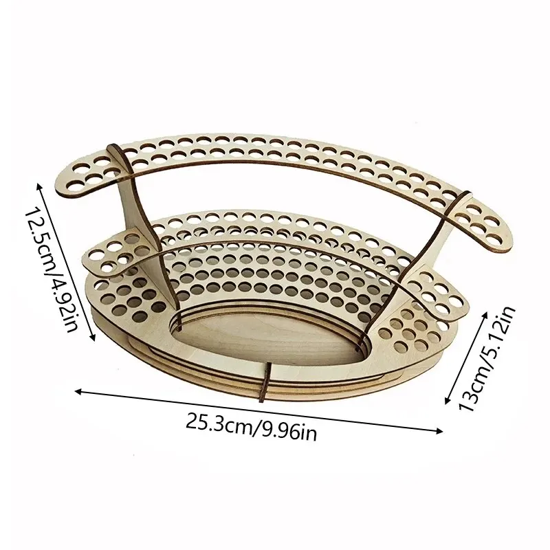 Paint Brush Holder Holes Wooden Paint Brush Holder Stand Desk Organizer Watercolor Brush Tray Rack for Pencils Paint Brushes image 5