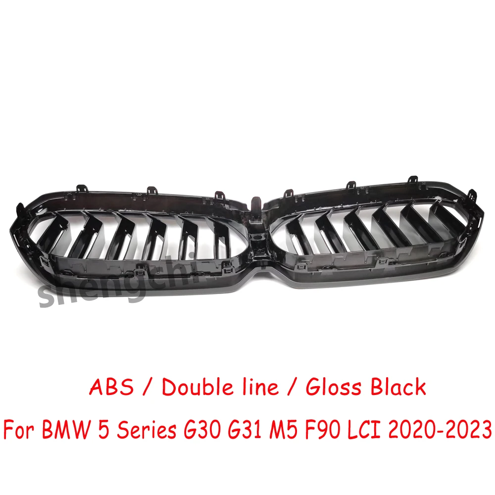 G30 G31 LCI ABS Front Bumper Grille for BMW 5 Series G30 G31 Facelifted 520i 530i 540i M550i  F90 (M5) Racing Grille 2020-2023