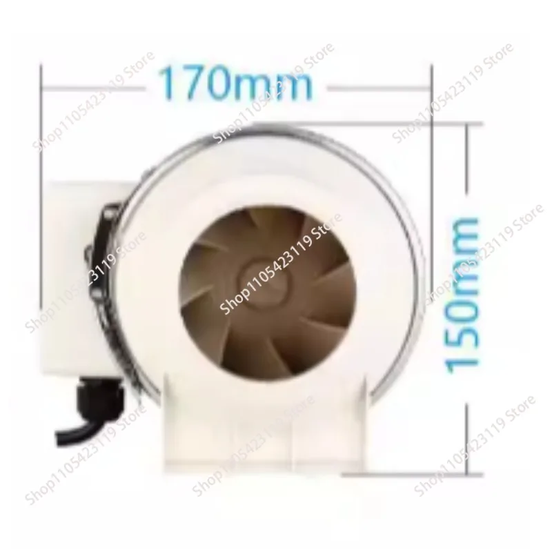 4 inch ventilator purifies the air and accelerates the growth of indoor plants, suitable for indoor seedling hydroponics