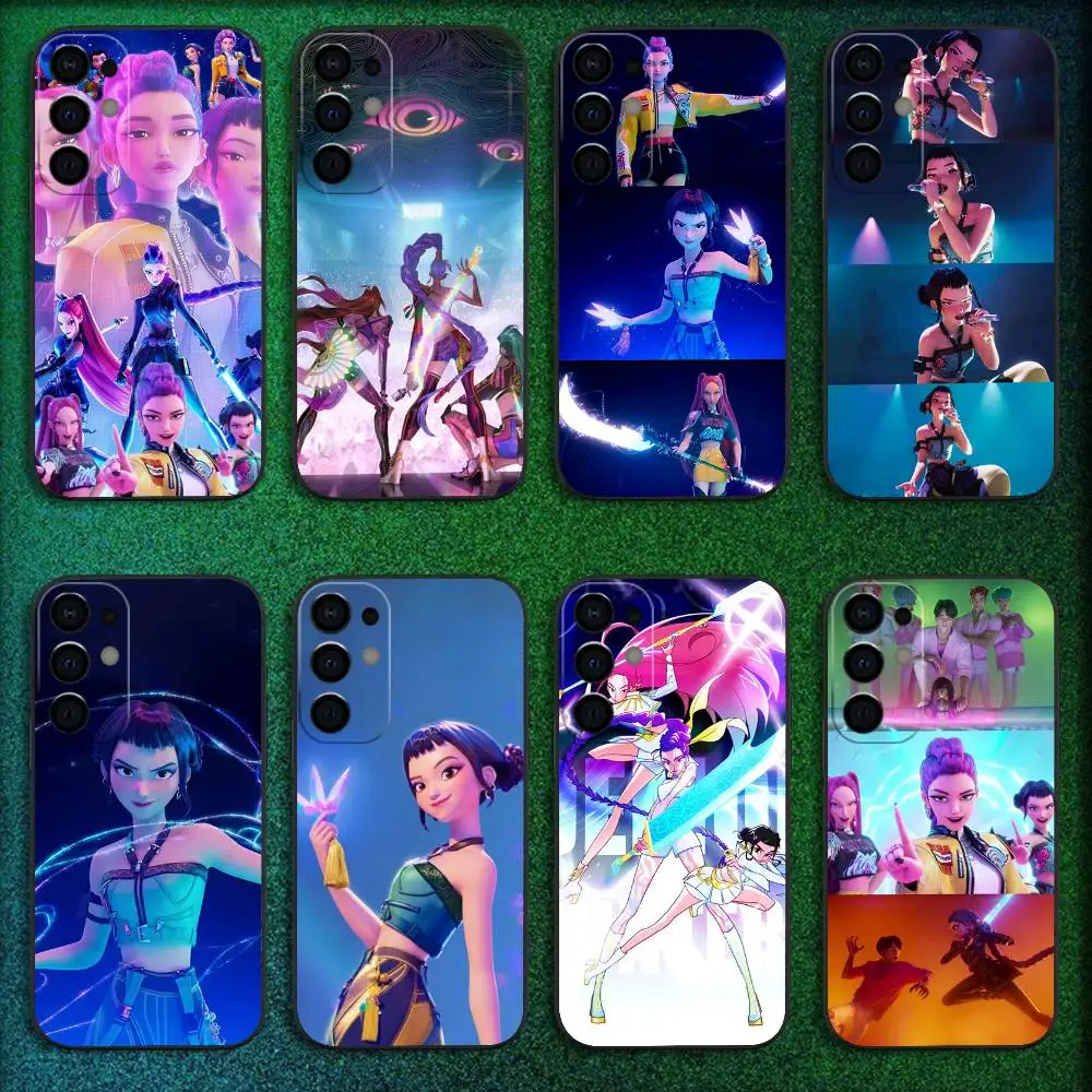 

Kpop Group D-Demon Hunsters Phone Case For Samsung S25,S24,S21,S22,S23,S30,Ultra,S20,Plus,Fe,Lite,5G Black Cover