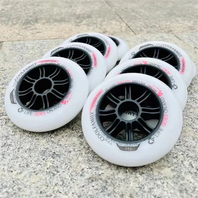 Middle Rebound Speed Skating Wheel for Outdoor Street Road Inline Skating Rodas with 85A Durable PU 90mm 100mm 110mm 6 8 pieces