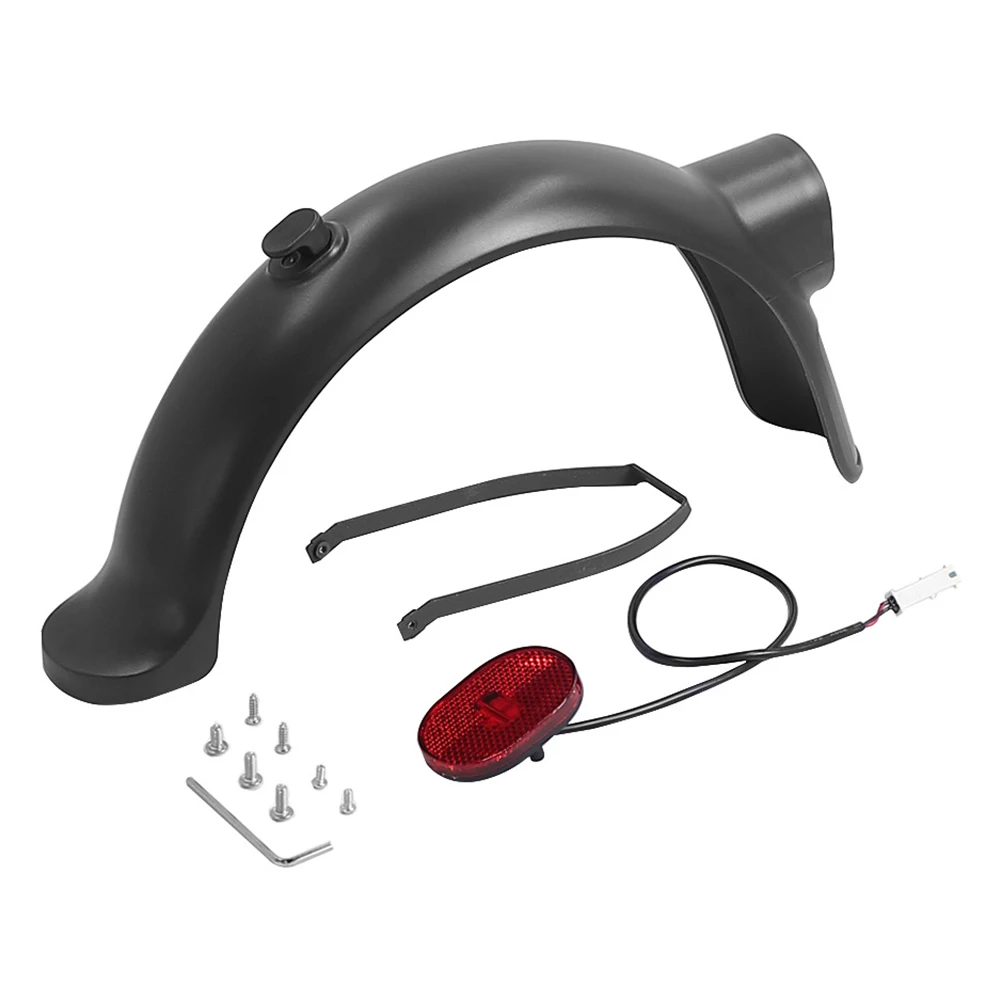 

Поле сохранение вы сухости. Прочная задняя защита с держателем света для ваших скутеров xiaomi 4 Pro. Эффективно разработанная.