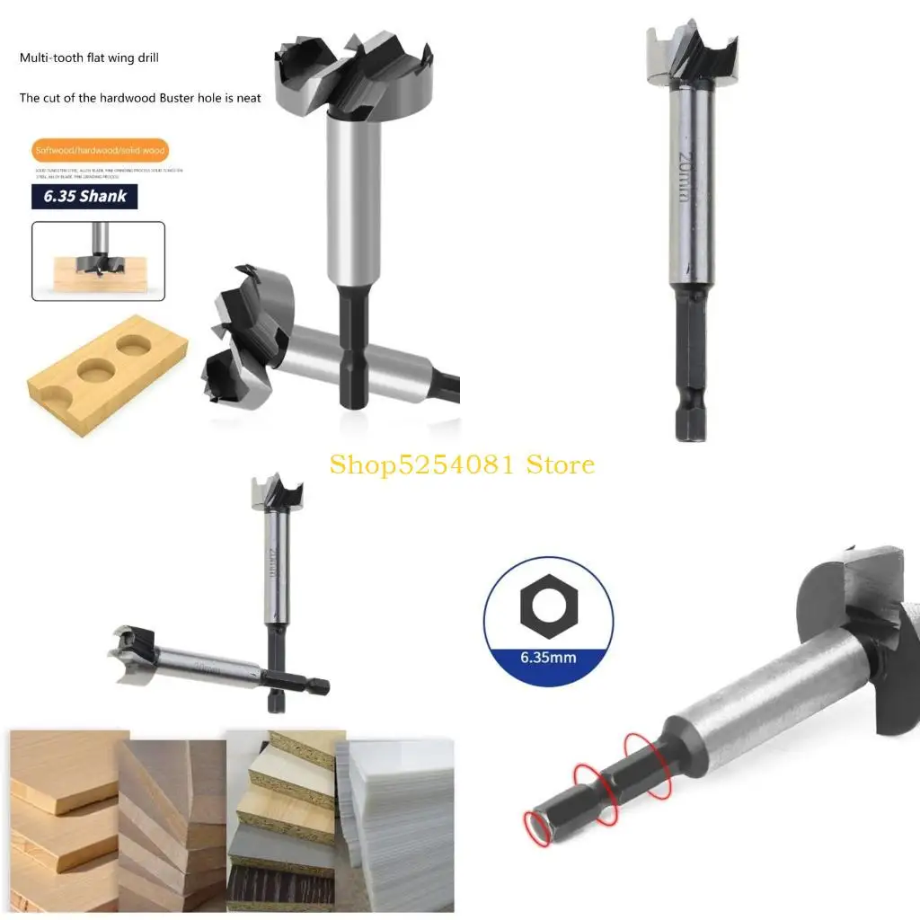 

Axyc Multi Aplect Forstner Bit Bit 15 мм/20 мм/25 мм/30 мм/35 мм диаметр Forstner Bit для точного инструмента положения