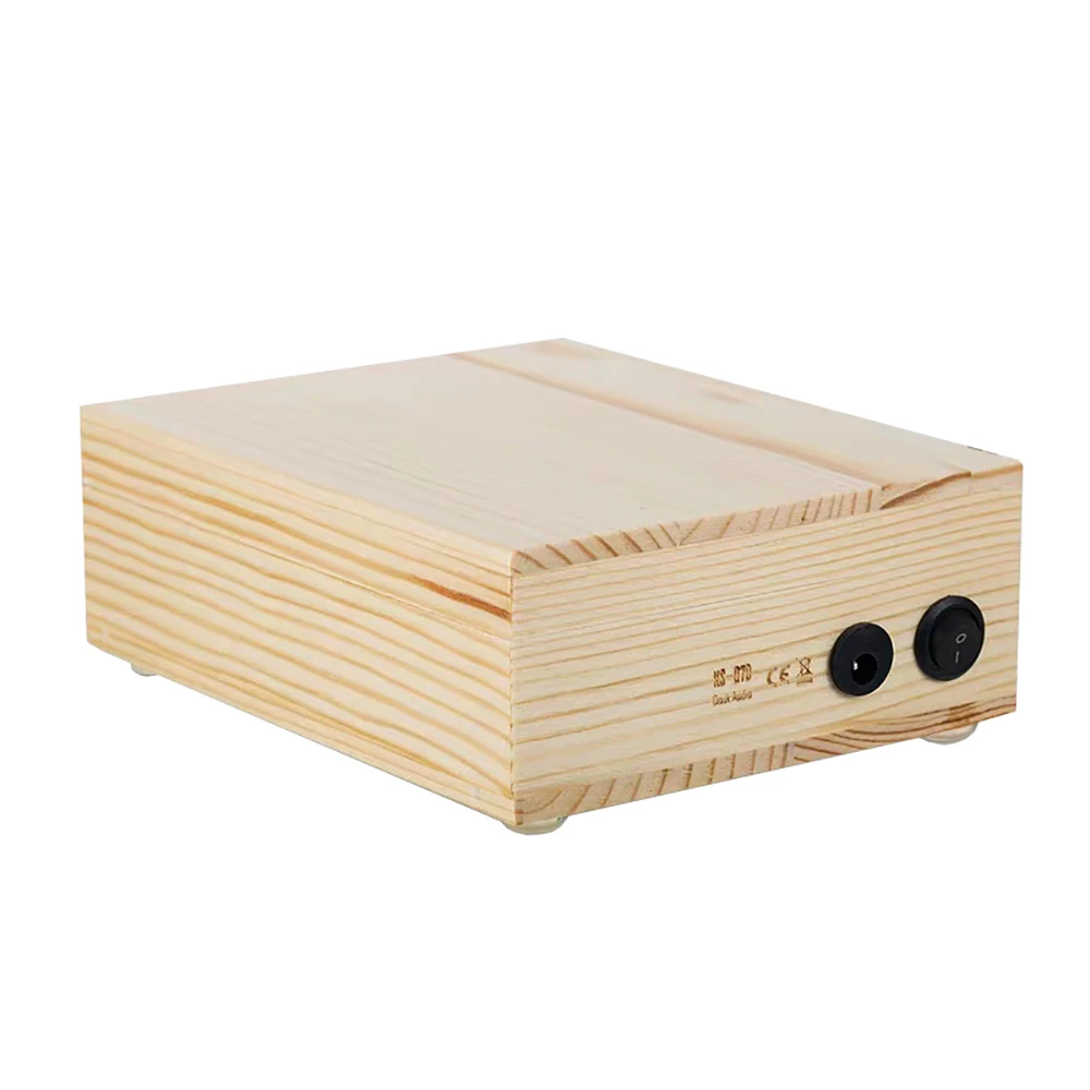 Wooden Box Schumann Wave Generator 7.83Hz Ultra-Low Frequency Pulse Generator With DC 12V 1A Power Adapter