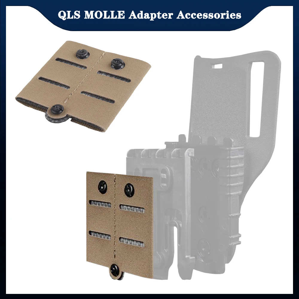 ملحقات محول تركيب نظام QLS MOLLE M، لحزم مجلات الرماية، مناسبة للأفراد/إنفاذ القانون باللون الأسود #1