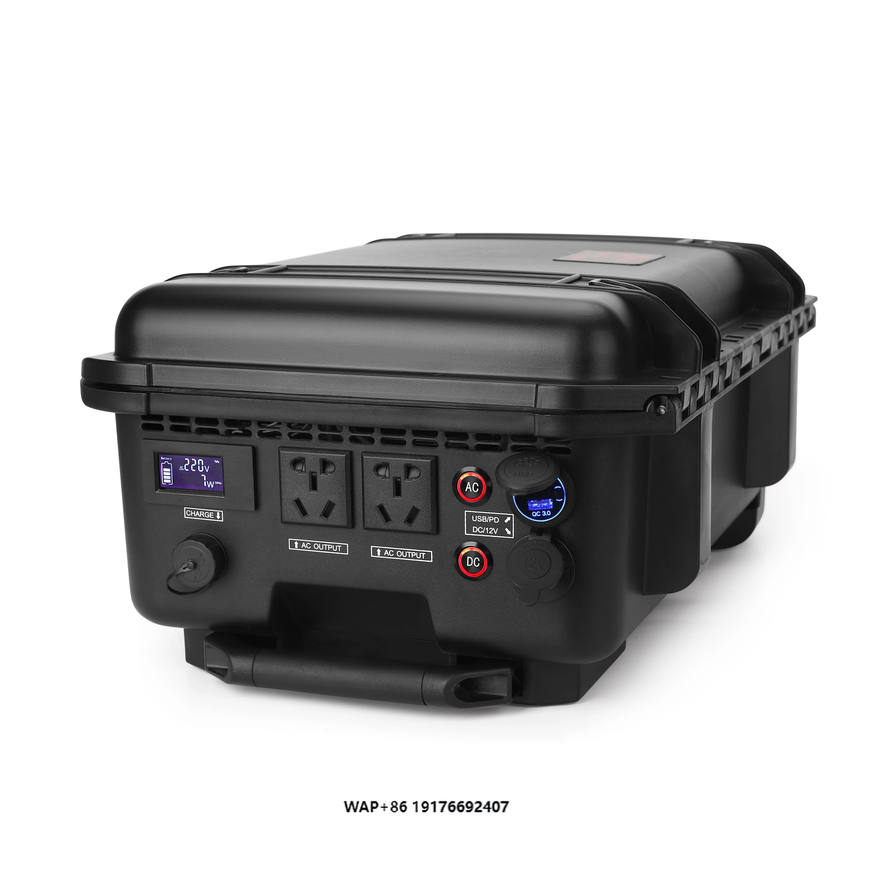 High Quality 220v 1000w 5180wh Backup Solar Battery Portable Power Station Home Outdoor Mobile Power Supply