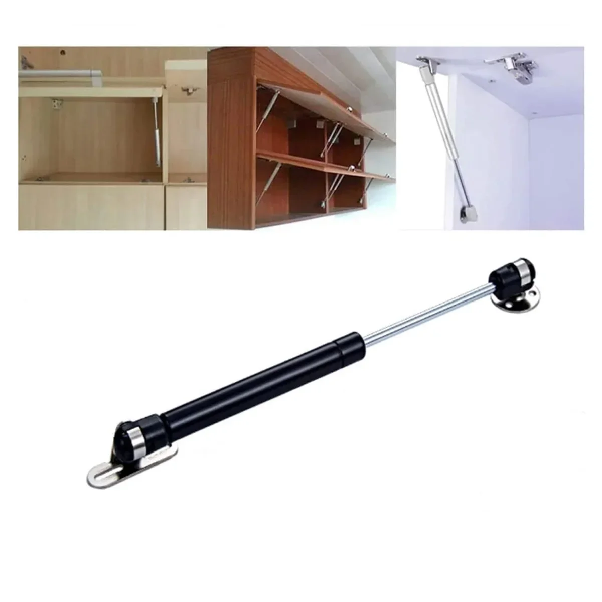NAIERDI 6kg Cabinet Door Kitchen Cupboard Hinges Copper Door Lift Support Gas Hydraulic Spring Hinge Hardware