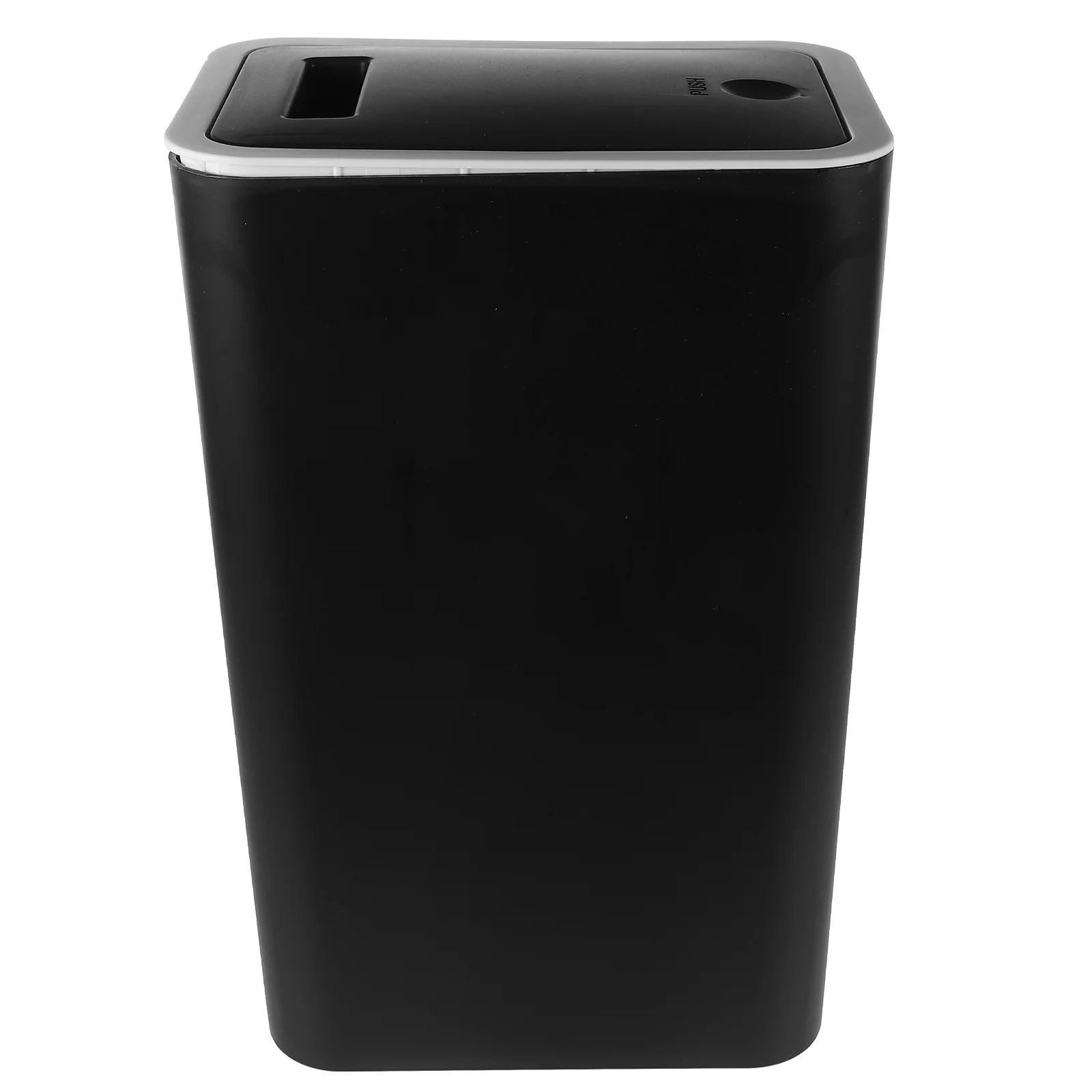 Slim Kitchen Bin: Practical and Convenient Press Type Trash Can with Lid for Kitchen Bathroom and More