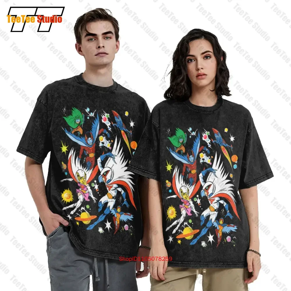 G-Force,Anime,Gatchaman,Insight,Crowds Vintage Oversized T-Shirt PCC8
