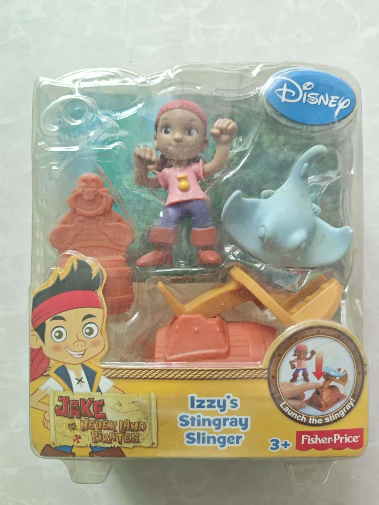 ديزني فيشر برايس جيك آند ذا نيفرلاند إيزي $ باتش جيك $ سكلي شخصيات الحركة لعب هدية للأطفال دمية كرتونية لطيفة