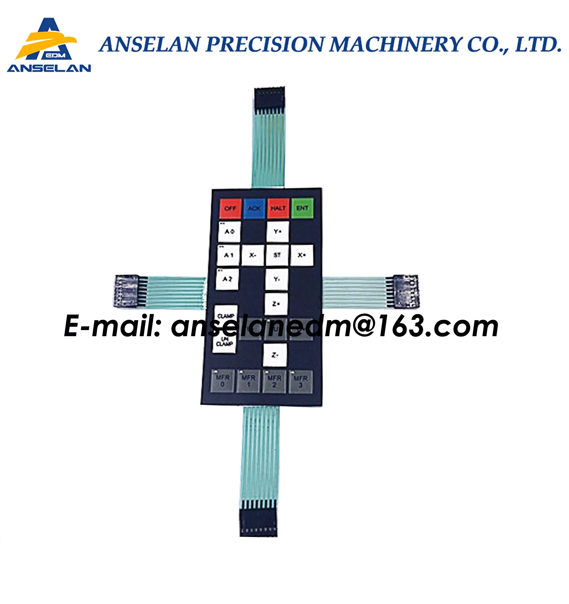 AM30 AM35 painel remoto com cabo, adesivo de teclado para caixa controlada manualmente para máquina de edm de fio S odick AM30 AM35