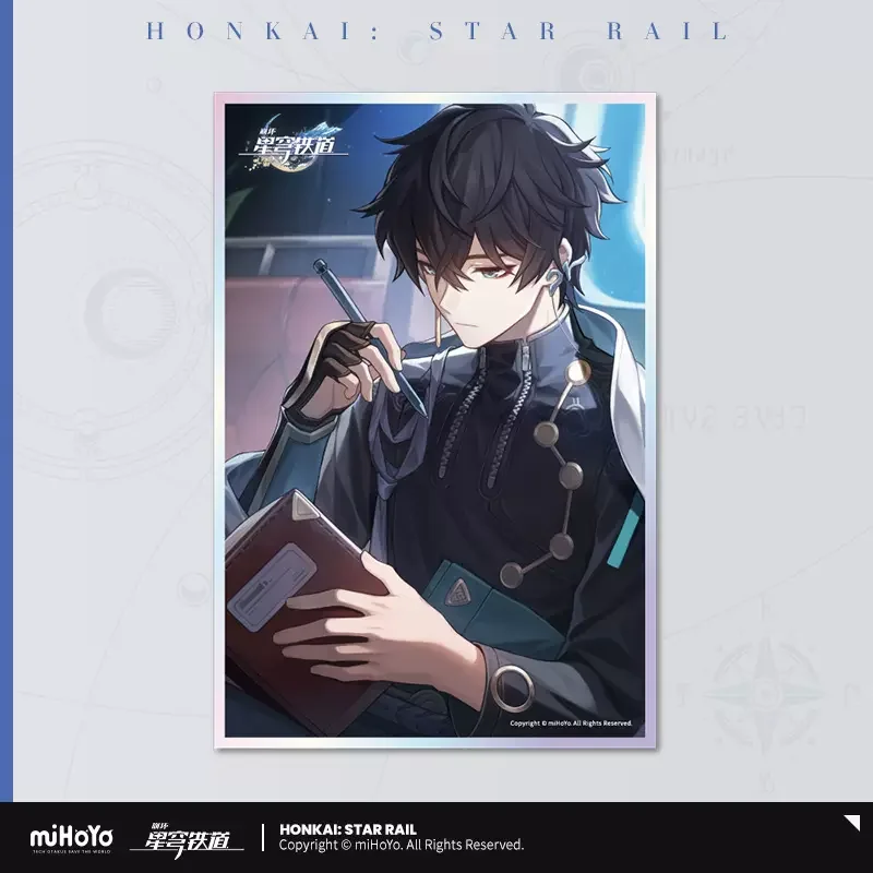 Sunsyea Official Honkai Star Rail Merch From miHoYo Dan Heng Brooch Colored Board Hairband Tickets Figure Clip Anime Collection