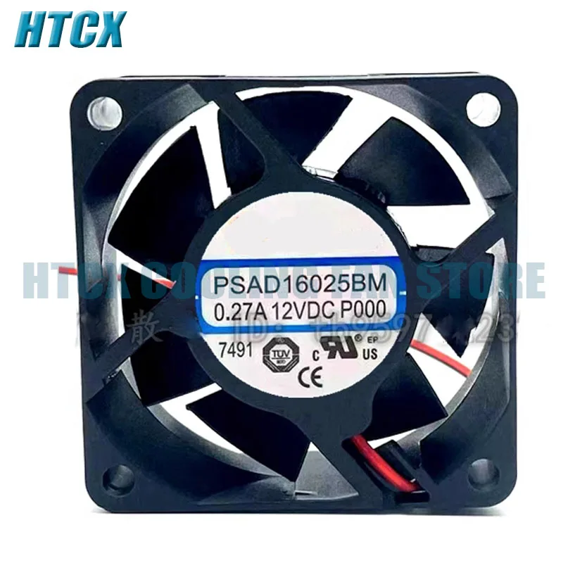 NEW FOR PSAD16025BM 6025 6CM 12V 0.27A 60*60*25MM S9 Motor protection cooling