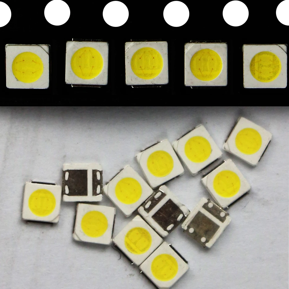 TKDMR-retroiluminación LED de alta potencia, diodo Smd 100 de doble núcleo, 1,5 W, 3030, 3V, aplicación de TV blanca fría, 150LM, 3030 Uds.