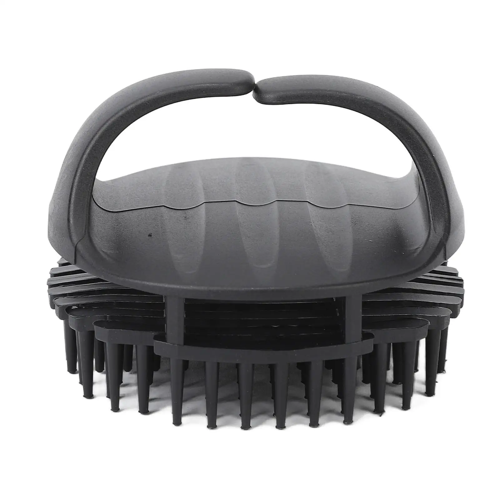 Ergonomic Hair Scalp Massager Brush - Soft Bristles, Easy  Scrubber for Men, Compact TPE Design