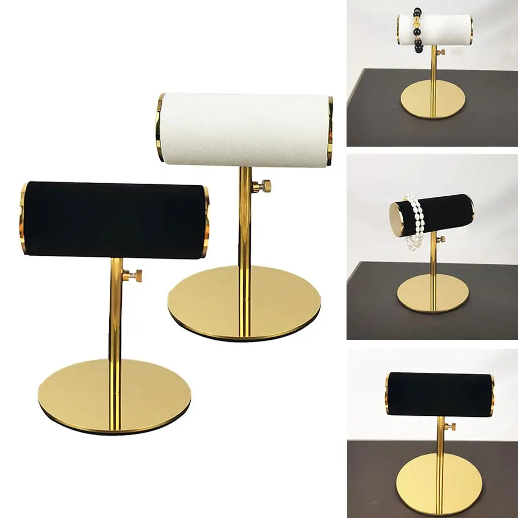 Velvet Jewelry Holder Bracelet Stand Organizer Display Stainless