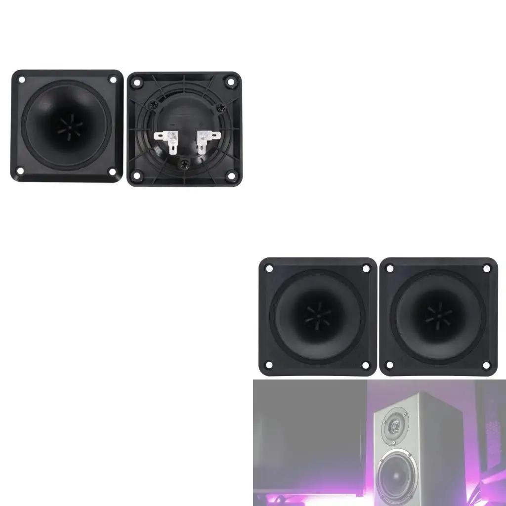 J78A Claritys 3.5inch Square Horn Tweeters Robusts and Reliable Speaker for All Users ABS Construction