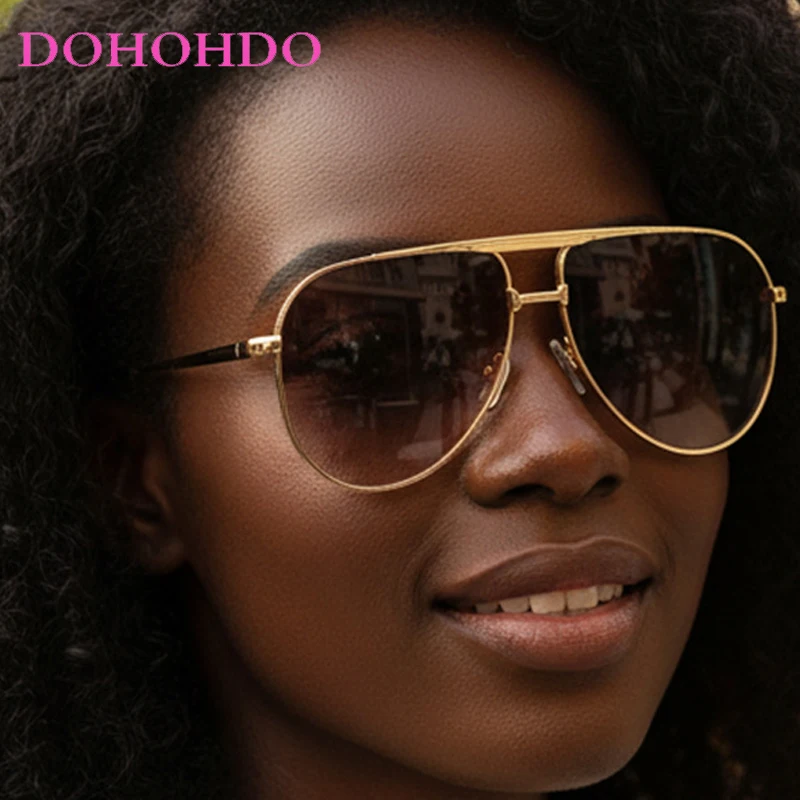 

2026 Retro Twin Bridge Metal Pilot Women Sunglasses Brand Designer Punk Men Shades Outdoor Driving Sunglasses Unisex UV400 Очки