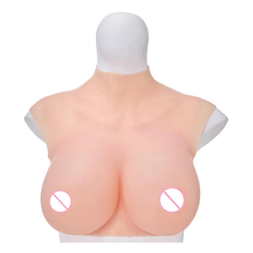 

EYUNG S-XL Size Male To Female Boobs 50-100kg Wear Silicone Breast Forms Breast Plate Fake Chest Articifial Breastplate Silicone