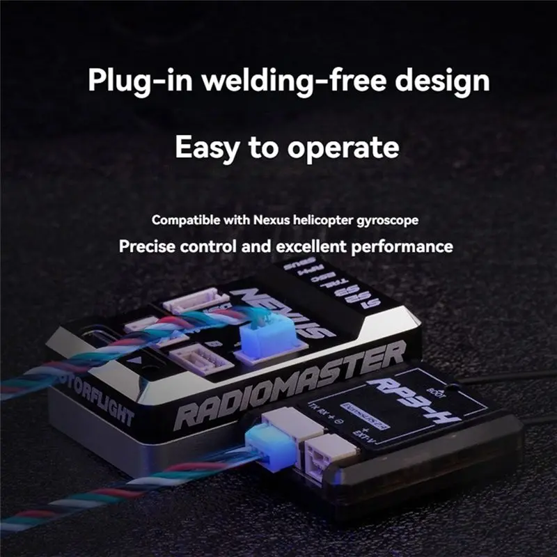 RP3-H Expresslrs ELRS 2.4Ghz Nano Receiver Dual Antenna Built-In TCXO For NEXUS Heli Flight Controller