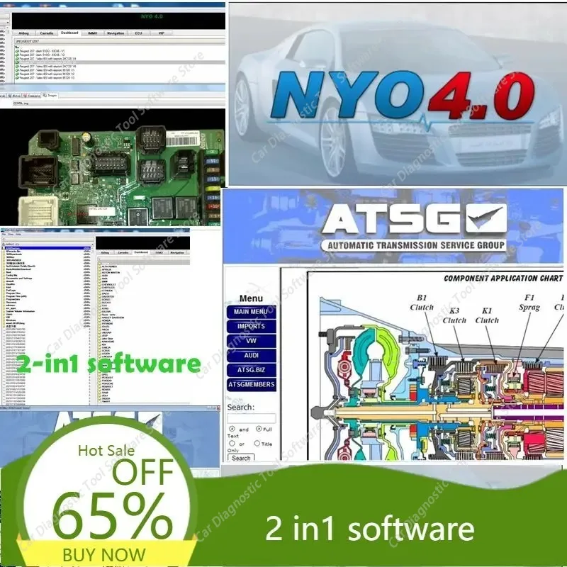 

Программное обеспечение для ремонта автомобильных данных 2017 NYO 4 Full Database (подушка безопасности, автомагнитола, приборная панель, иммобилайзер, навигация) + ATSG 2017 для автоматических трансмиссий