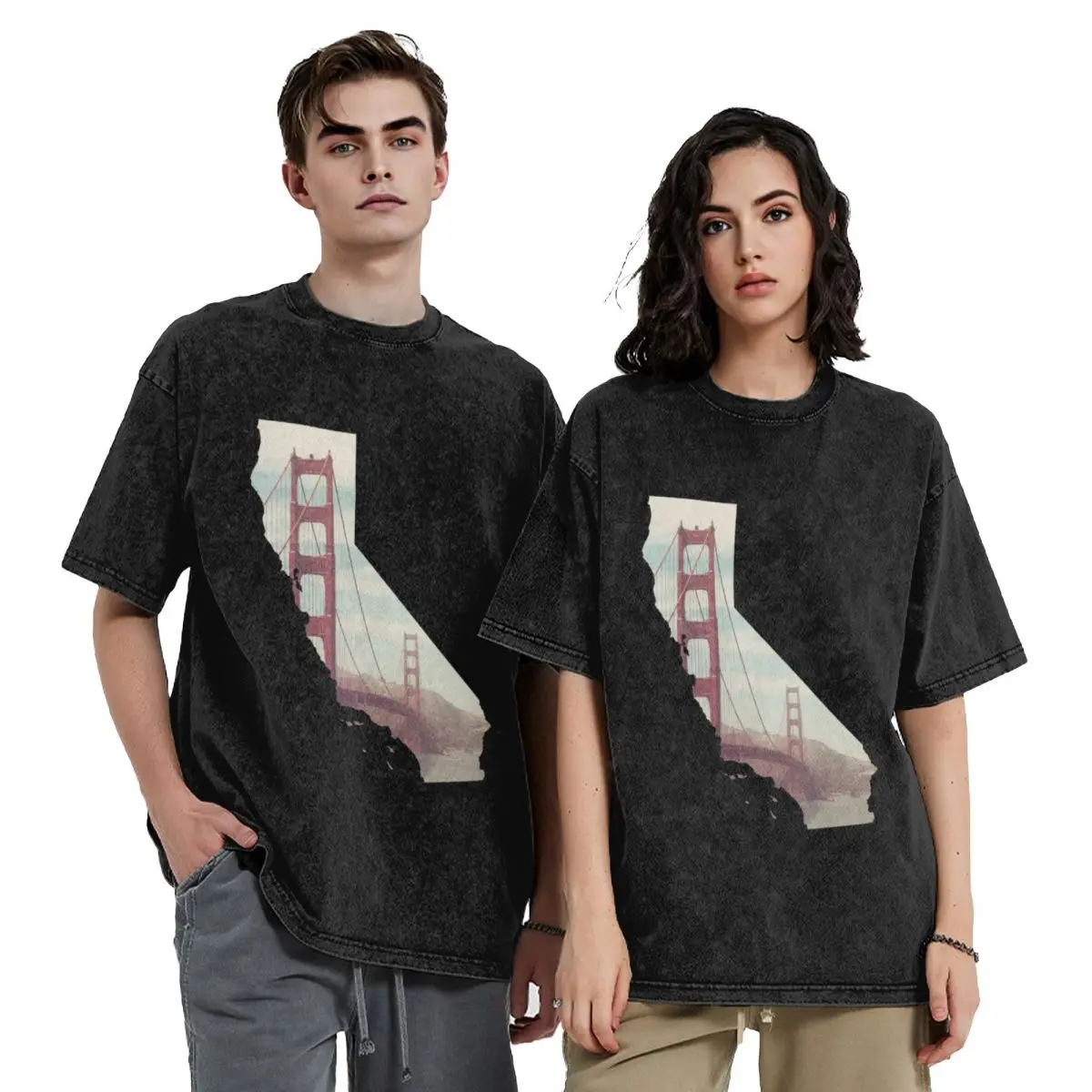 Футболки San Francisco, California, быстросохнущая графика, винтажная одежда, мужские однотонные футболки Футболки San Francisco, California, быстросохнущая графика, винтажная одежда, мужские однотонные футболки