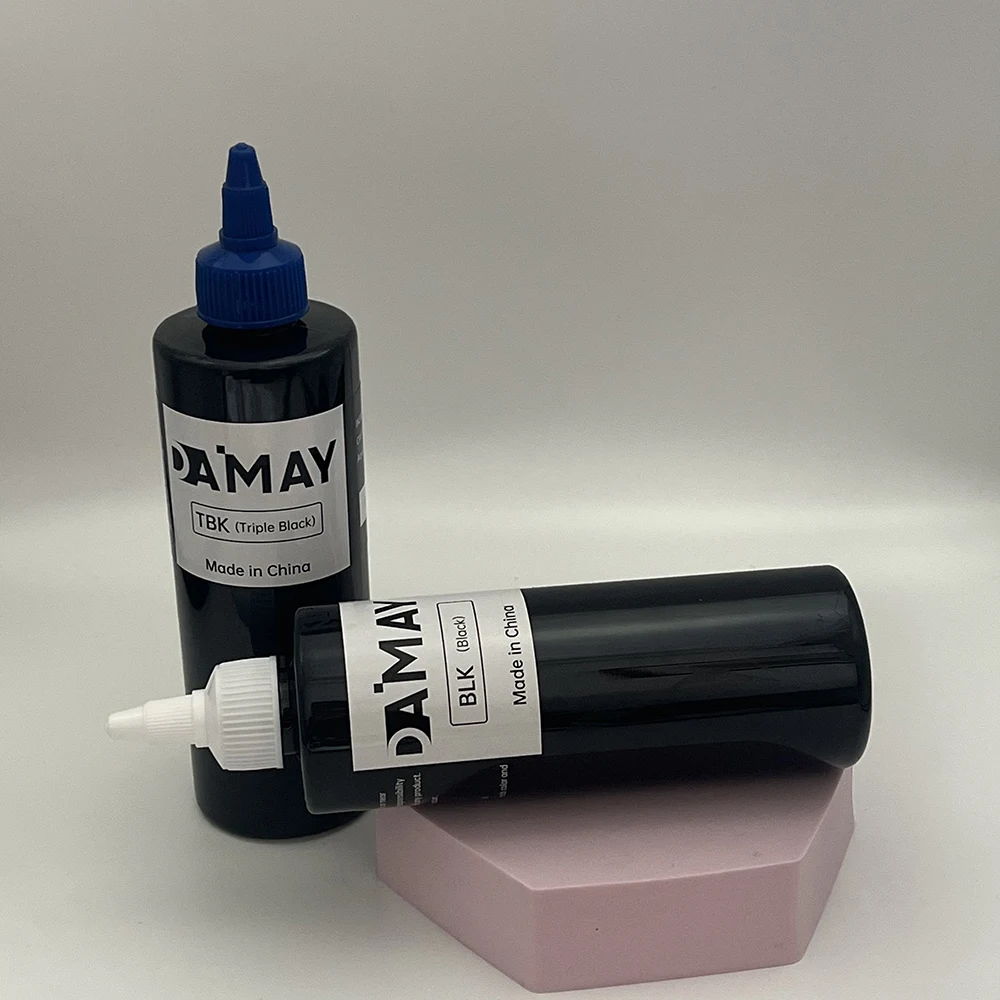 Tinta tato pigmen hitam alami, pigmen latihan Makeup 240ml, tinta tato Makeup profesional, tinta tato pigmen seni tubuh