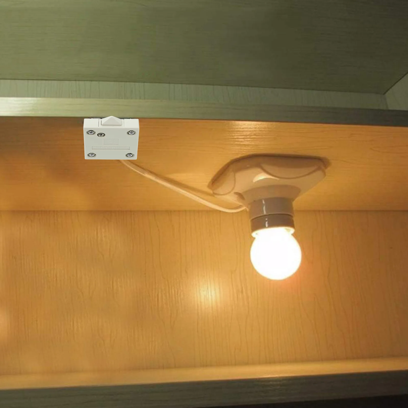 

2Pcs Door Activated Wardrobe Light Switch Automatic Cabinet Sensor for Closet Drawer Cupboard Lighting Control Sturdy ABS Copper