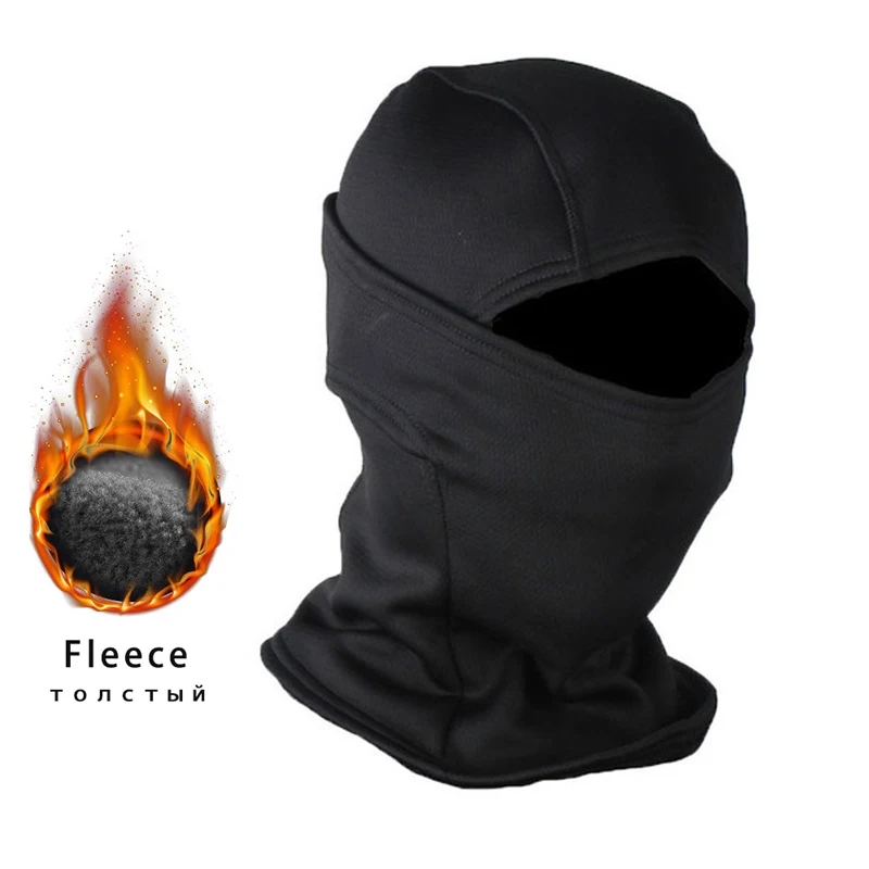 Winter Keep Warm Camouflage Balaclava Polar Fleece Cycling Full Face Mask Outdoor Motorcycle Ski Helmet Inner Cap Mask
