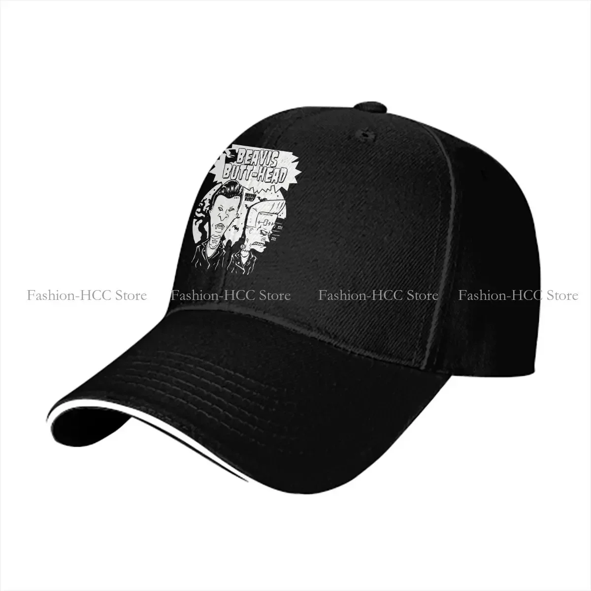New Pure Color Dad Hats B&B Horror Hat Sun Visor Baseball Caps Beavis And Butt Head Peaked Cap